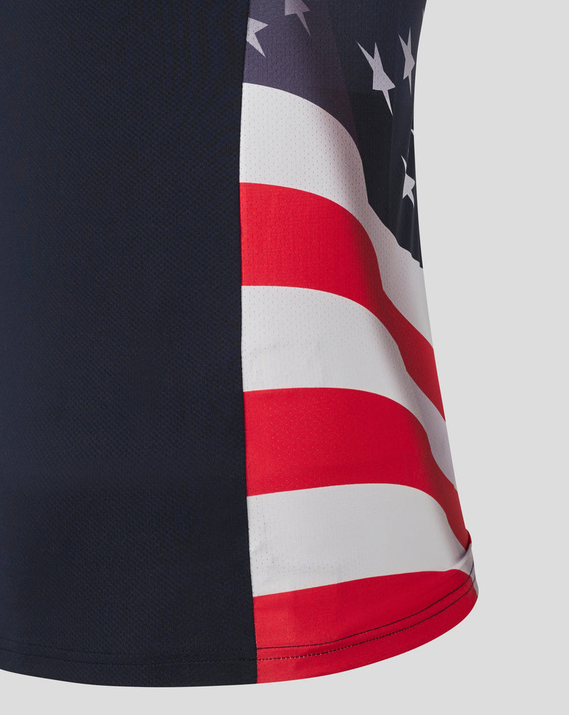 Red Bull Racing F1 Men's 2024 Special Edition America Race Team T-Shirt- Navy T-shirts Red Bull Racing 